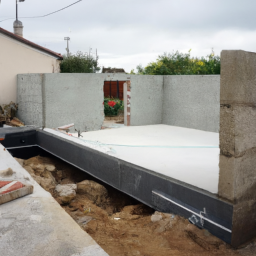 Agrandissement terrasse pour jardin suspendu Denain